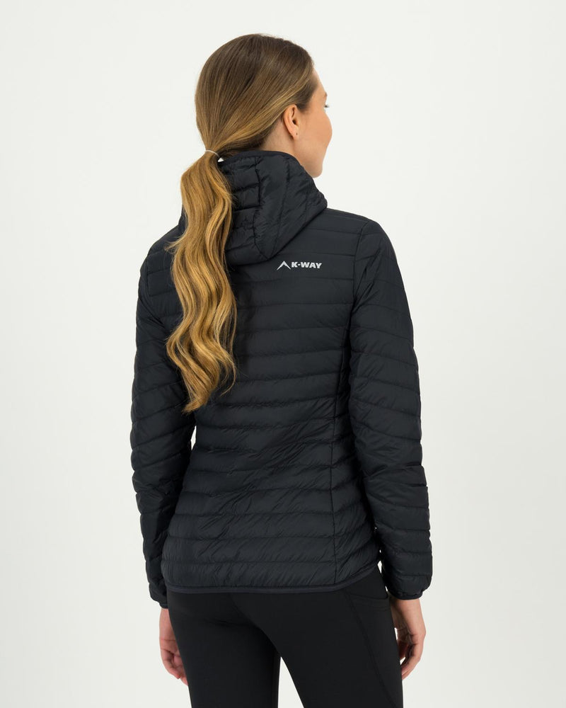 K-WAY K-LITE WOMEN'S HOODED DOWN JACKET