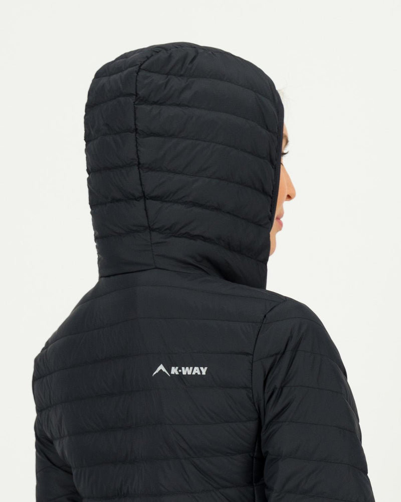 K-WAY K-LITE WOMEN'S HOODED DOWN JACKET