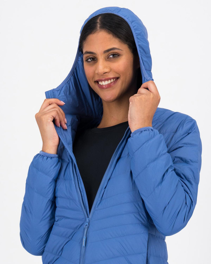 K-WAY K-LITE WOMEN'S HOODED DOWN JACKET