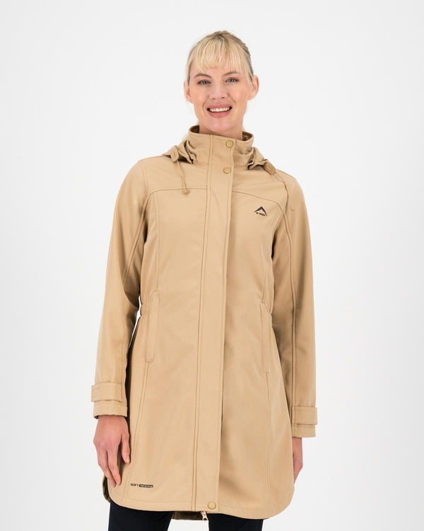 K-WAY WOMEN’S ACADIA SOFTSHELL COAT