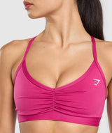 Gymshark Ruched Strappy Sports Bra