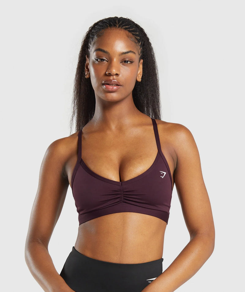 Gymshark Ruched Strappy Sports Bra