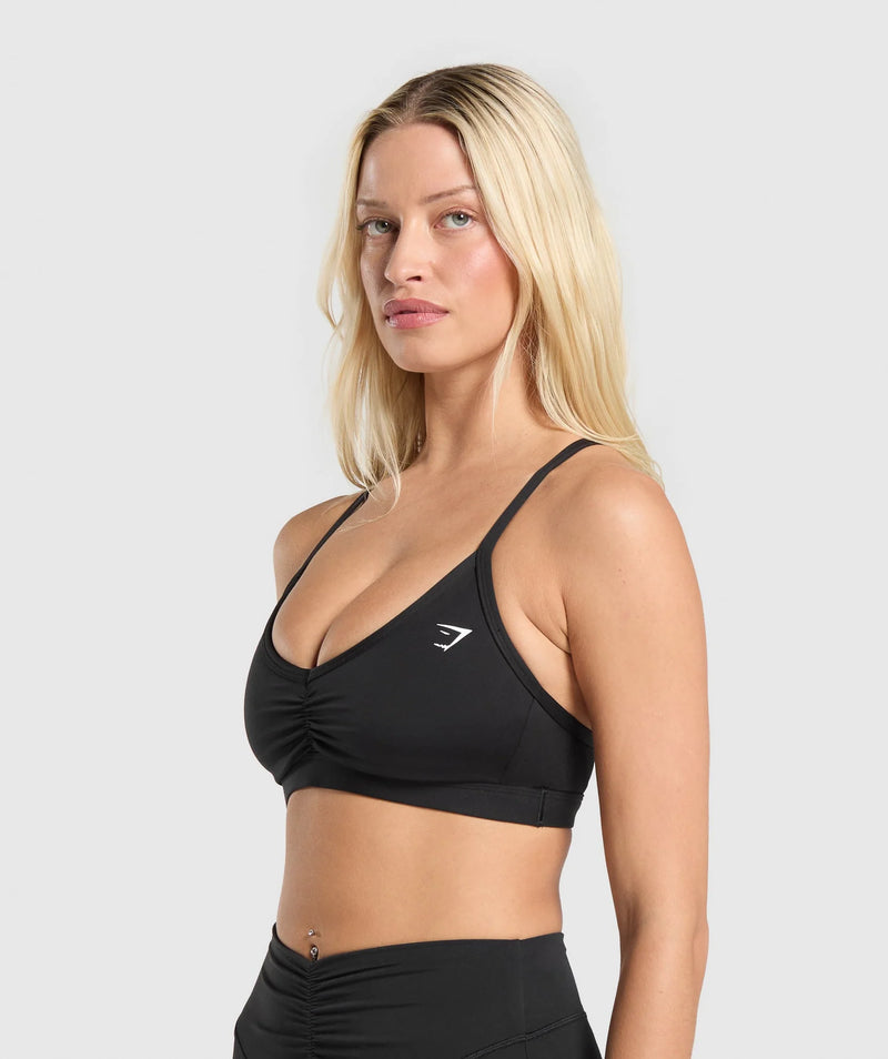 Gymshark Ruched Strappy Sports Bra