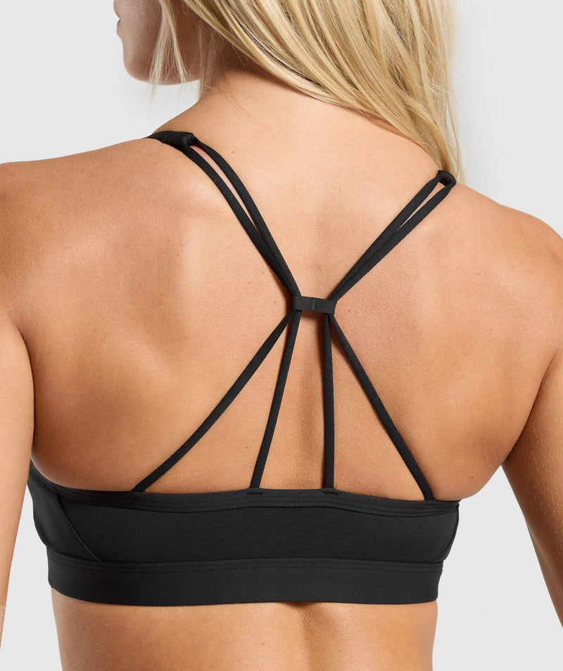 Gymshark Ruched Strappy Sports Bra